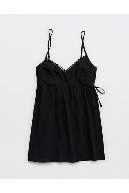 Aerie Cabana Tunic Tank Top True Black