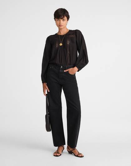 The Darted Barrel-Leg Jean