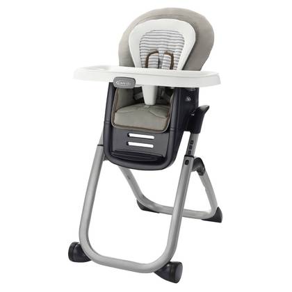 Graco DuoDiner DLX 6-in-1 High Chair - Britton: Adjustable Height, Wheels, 5-Point Harness