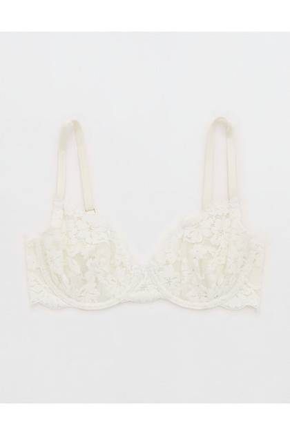 Show Off Chenille Lace Unlined Bra Soft Muslin