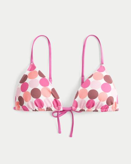 Rib Over-the-Shoulder Bikini Top