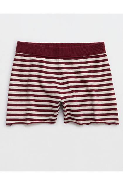 Aerie Sunday Soft Short Deep Ruby
