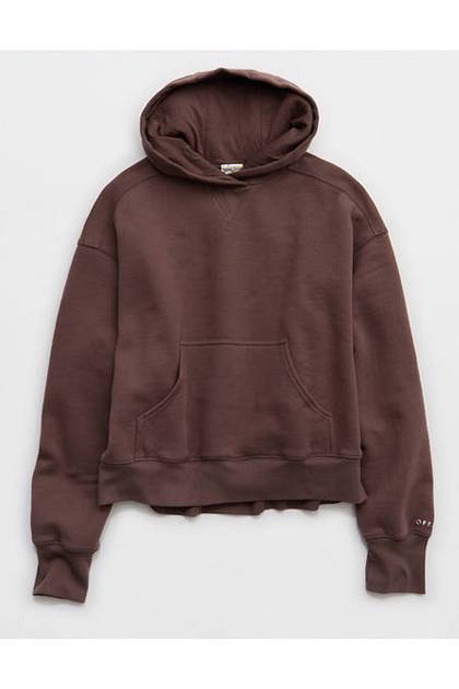 OFFLINE By Aerie Cloud Fleece Classic Length Hoodie Relic