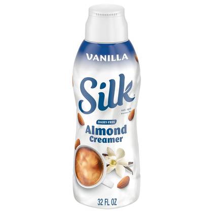 Silk Vanilla Dairy Free Almond Coffee Creamer - 32 fl oz (1qt)