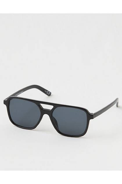 Aerie Double Bridge Sunglasses Black