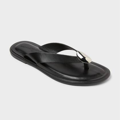 Women’s Livia Sandals with Memory Foam Insole - Universal Thread™ 8.5 Black