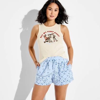 Women's Toy Story Jessie Graphic Tank Top - Cream XS