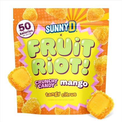 Fruit Riot Crunchy Candy Mango - 8oz