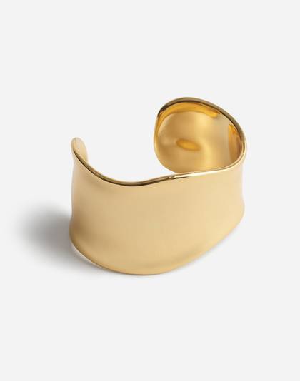 Sculpted Wide Cuff Bracelet