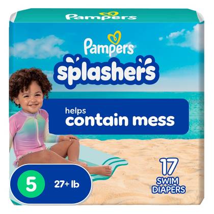 Pampers Splashers Disposable Swim Pants Jumbo Pack - L - 17ct