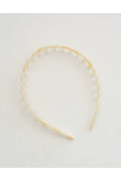 Aerie Zig Zag Headband Cream