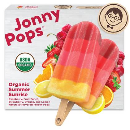 JonnyPops Organic Summer Sunrise Frozen Pops - 14.8 fl oz/8ct