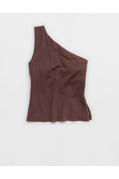 OFFLINE By Aerie Real Me XTRA One Shoulder Tank Top Relic