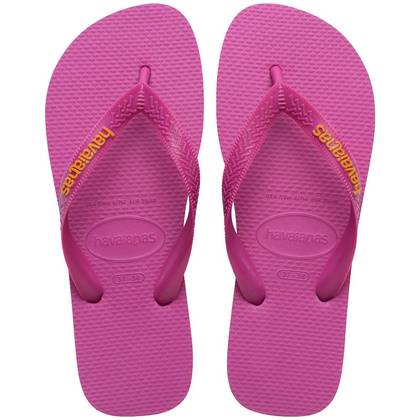 Havaianas Women's Logo Flip Sandals - Pink 6