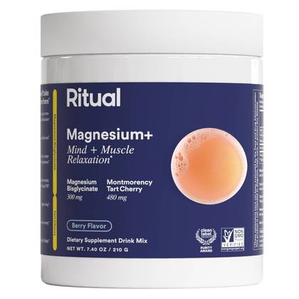 Ritual Magnesium+ Mind & Muscle Relaxation Dietary Supplement Powder - 210gms