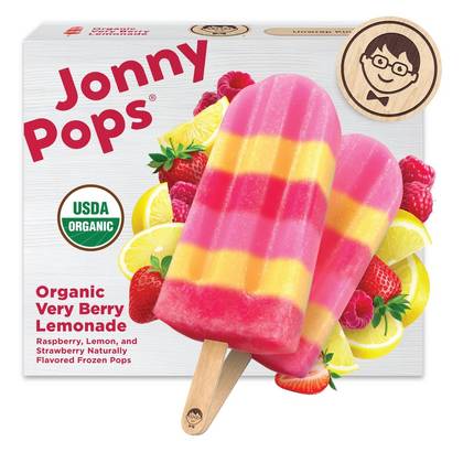 JonnyPops Organic Very Berry Lemonade Frozen Pops - 14.8 fl oz/8ct