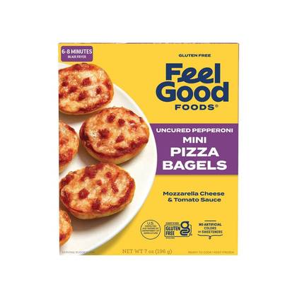 Feel Good Foods Gluten Free Pepperoni Pizza Bagel - 7 oz
