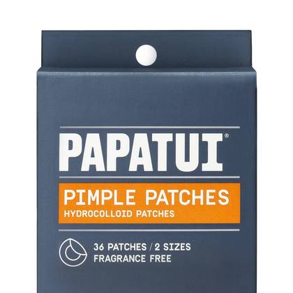 Papatui Men's Pimple Patch with Hydrocolloid Technology Dermatologist Tested - 36ct: Non-Toxic, Unscented, Normal and Acne-Prone Skin