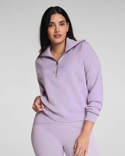 SPANX AirEssentials® Half Zip | Verbena - Verbena