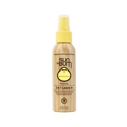 Sun Bum 3-in-1 Leave In Hair Conditioning Treatments - 4 fl oz: Detangling, All Hair Types, Paraben-Free, Vegan