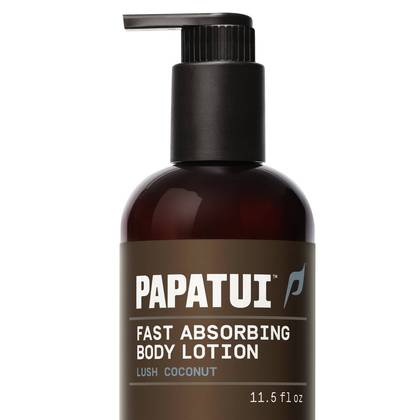 Papatui Papatui Men's Body Lotion Fast Absorbing - Lush Coconut - Non-Greasy Formula - Paraben-Free - 11.5oz