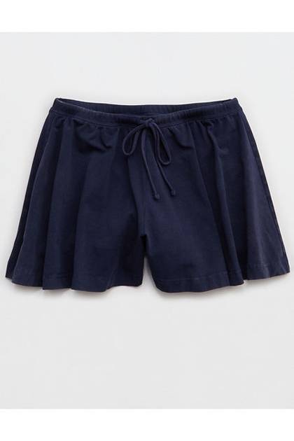 OFFLINE By Aerie OG Cotton Flowy Short Royal Navy
