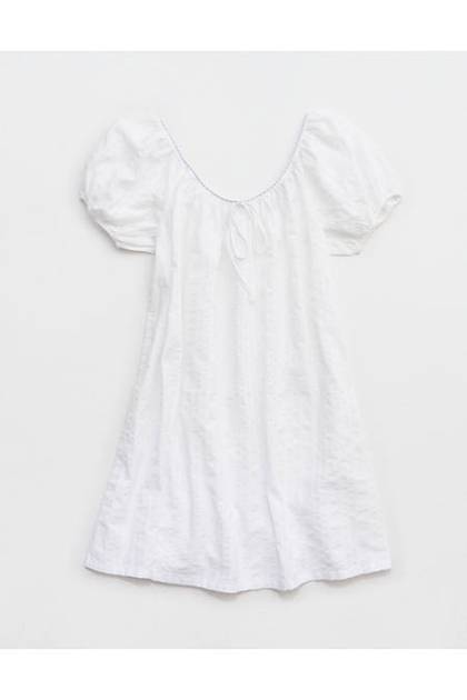 Aerie Seersucker Nightie White