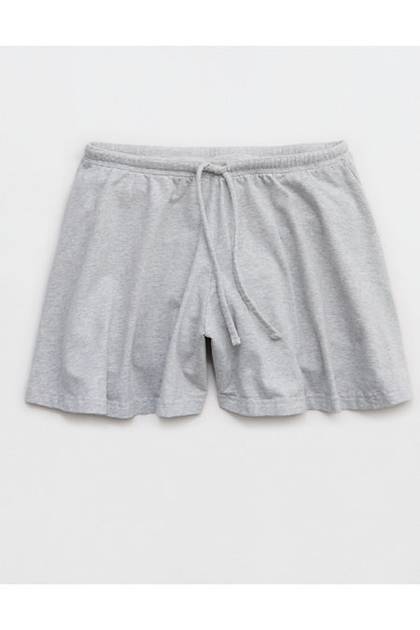 OFFLINE By Aerie OG Cotton Flowy Short Medium Heather Gray