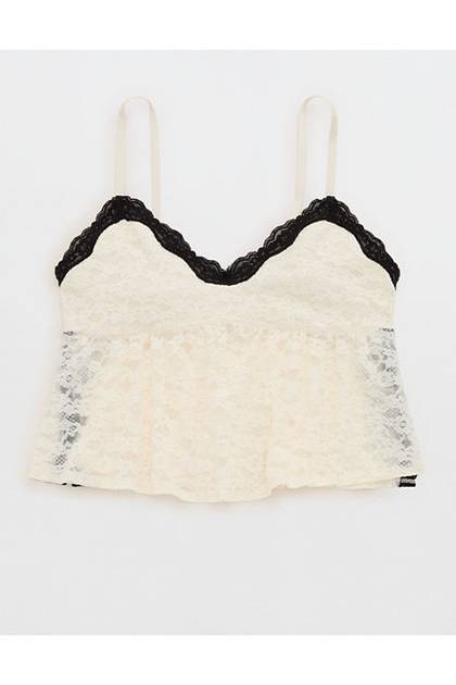Show Off Vintage Lace Bra Top Natural