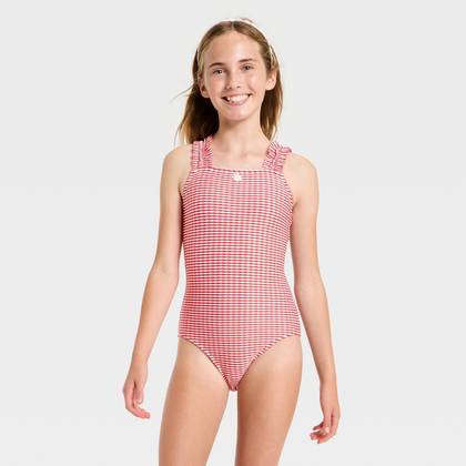 Girls' Picnic Cutie One Piece Swimsuit - Cat & Jack™ Red M