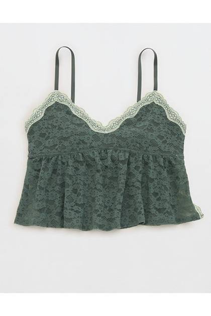 Show Off Vintage Lace Bra Top Royal Palm