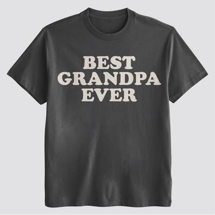 Men's Best Grandpa Ever Short Sleeve Graphic T-Shirt - Black XXL