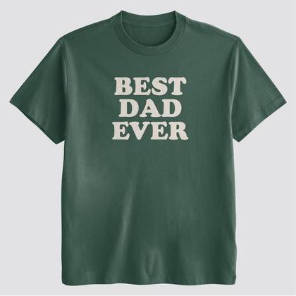 Men's Best Dad Ever Short Sleeve Graphic T-Shirt - Green S