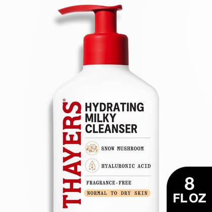 Thayers Remedies Hydrating Milky Face Wash - 8 fl oz: Paraben-Free, Sulfate-Free, Vegan, For Sensitive Skin