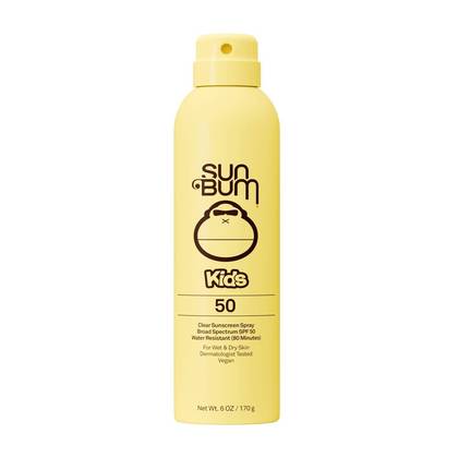 Sun Bum Kids' Clear Sunscreen Spray - SPF 50 - 6oz: Hypoallergenic, Paraben-Free, Vegan
