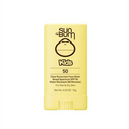 Sun Bum Kids' Clear Sunscreen Face Stick - SPF 50 - 0.53oz: Hypoallergenic, Oil-Free, Paraben-Free, Vegan