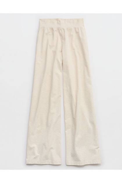 OFFLINE By Aerie OG Cotton Super Wide Leg Pant Heather Frost
