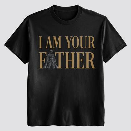 Men's Star Wars I Am Your Father Short Sleeve Graphic T-Shirt - Black L