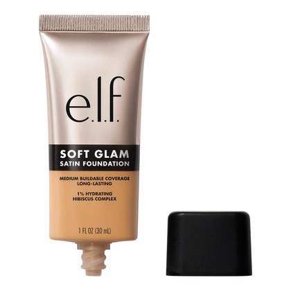 e.l.f. Soft Glam Satin Foundation - 32 Medium Neutral - 1 fl oz: Paraben-Free, Vegan, Medium Coverage, Liquid