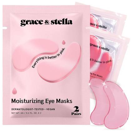 Grace & Stella Under Eye Mask - Pink - 2ct
