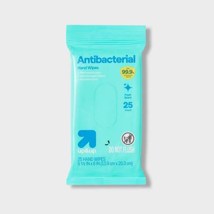 Fresh Scent Wipes - 25ct - up&up™: Hypoallergenic, Hand Wipes, Viscose