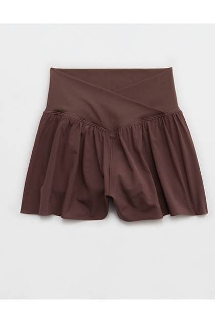 OFFLINE By Aerie Real Me Crossover Flowy Short Relic