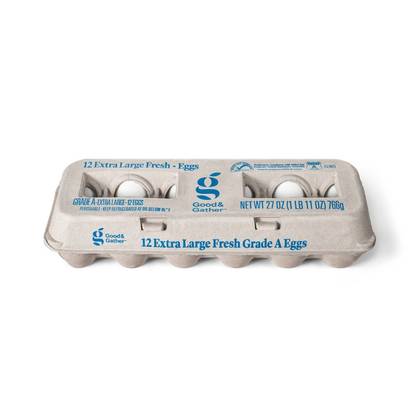 Grade A Extra Large Eggs - 12ct - Good & Gather™
