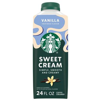 Starbucks Creamer Dairy Sweet Cream Vanilla - 24 fl oz
