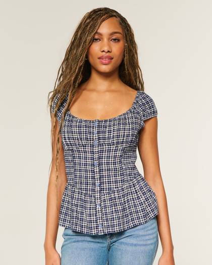 Sweetheart Peplum Top