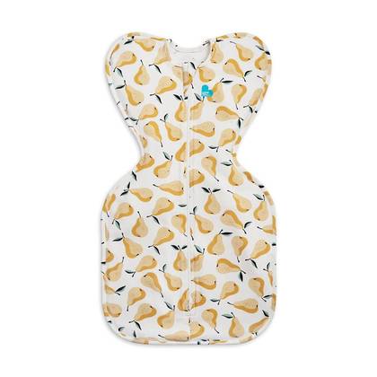 Love to Dream Swaddle Up Sleep Sack- Cotton 1.0 TOG - Pears - S: Sleeveless, Two-Way Zipper, Easy Fit