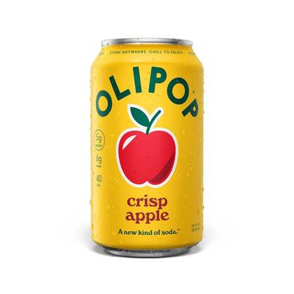 OLIPOP Crisp Apple Soda - 12 fl oz Can