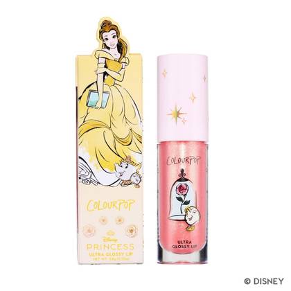 ColourPop Disney Princess Ultra Glossy Lip - Belle - 0.13oz: Brightening, Shimmer, Stick, Medium Tones