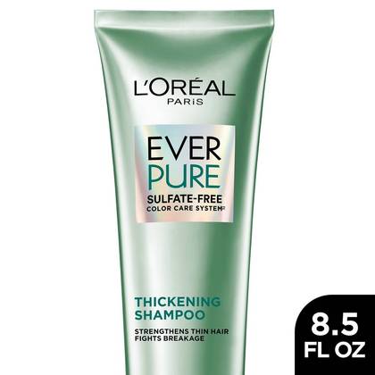 L'Oreal Paris Ever Strong Sulfate-Free Thickening Shampoo - 8.5 fl oz: For Dry Hair, Daily Use, Detangling, Lavender Scent