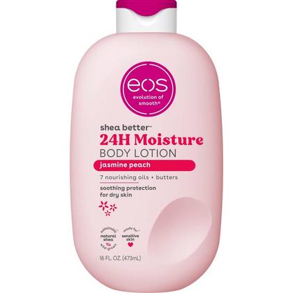 eos Jasmine Peach Body Lotion - 16oz: Moisturizing, Soothing, Nourishing, Hypoallergenic